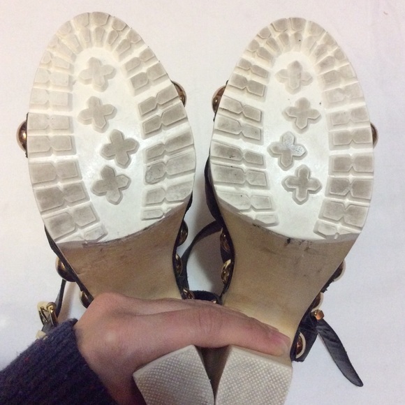 Bebe wooden heeled sandals - Picture 3 of 3